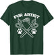 Funny Fur Artist Dog Groomer Grooming Pet Stylist Women Girls Kids T-Shirt - T-Shirt | Forest