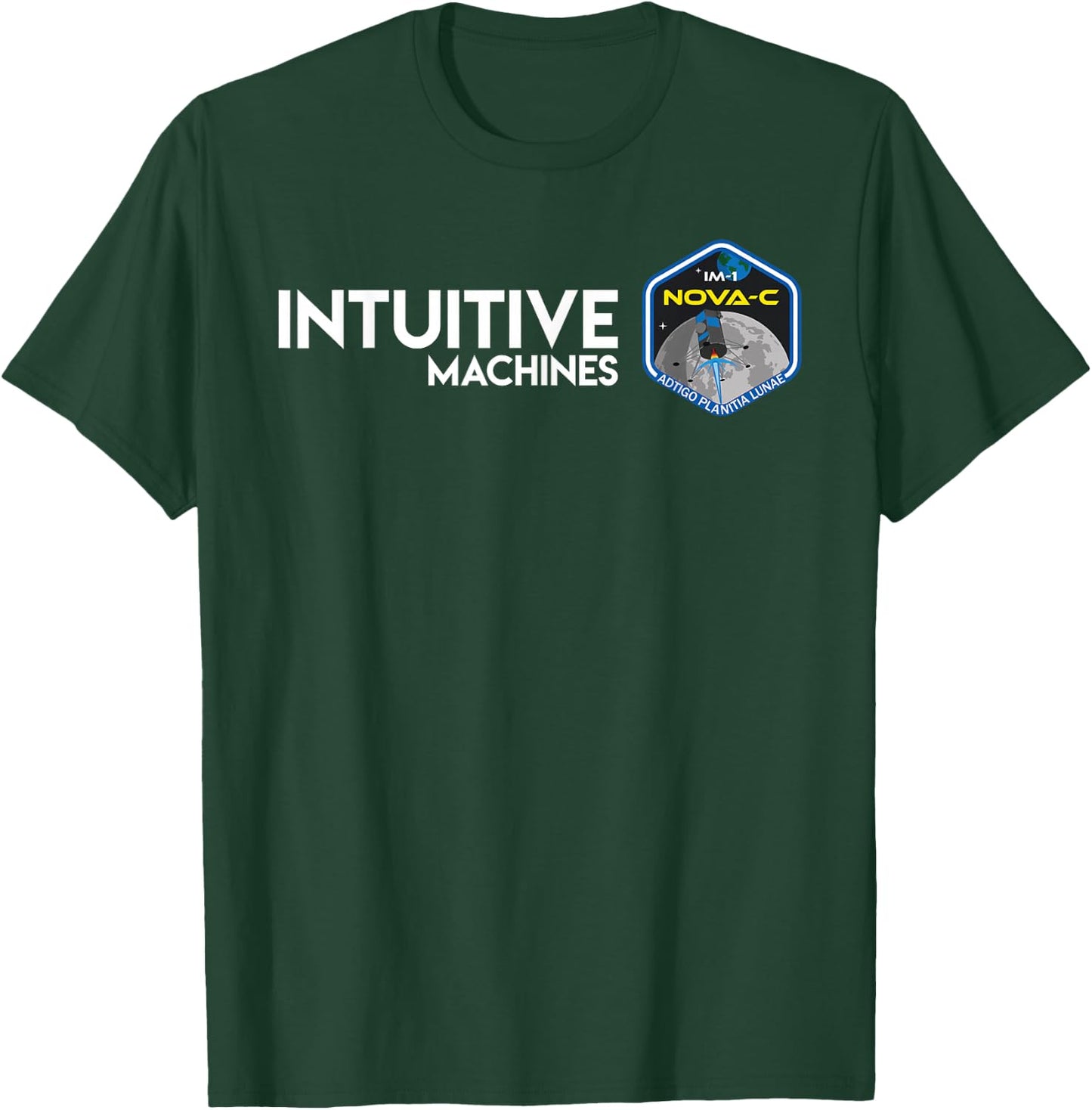 IM-1 Mission "Glitch" Artwork T-Shirt - T-Shirt | Forest