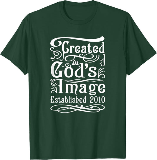 15 Year Old Christian Jesus and God 15th Birthday T-Shirt - T-Shirt | Forest