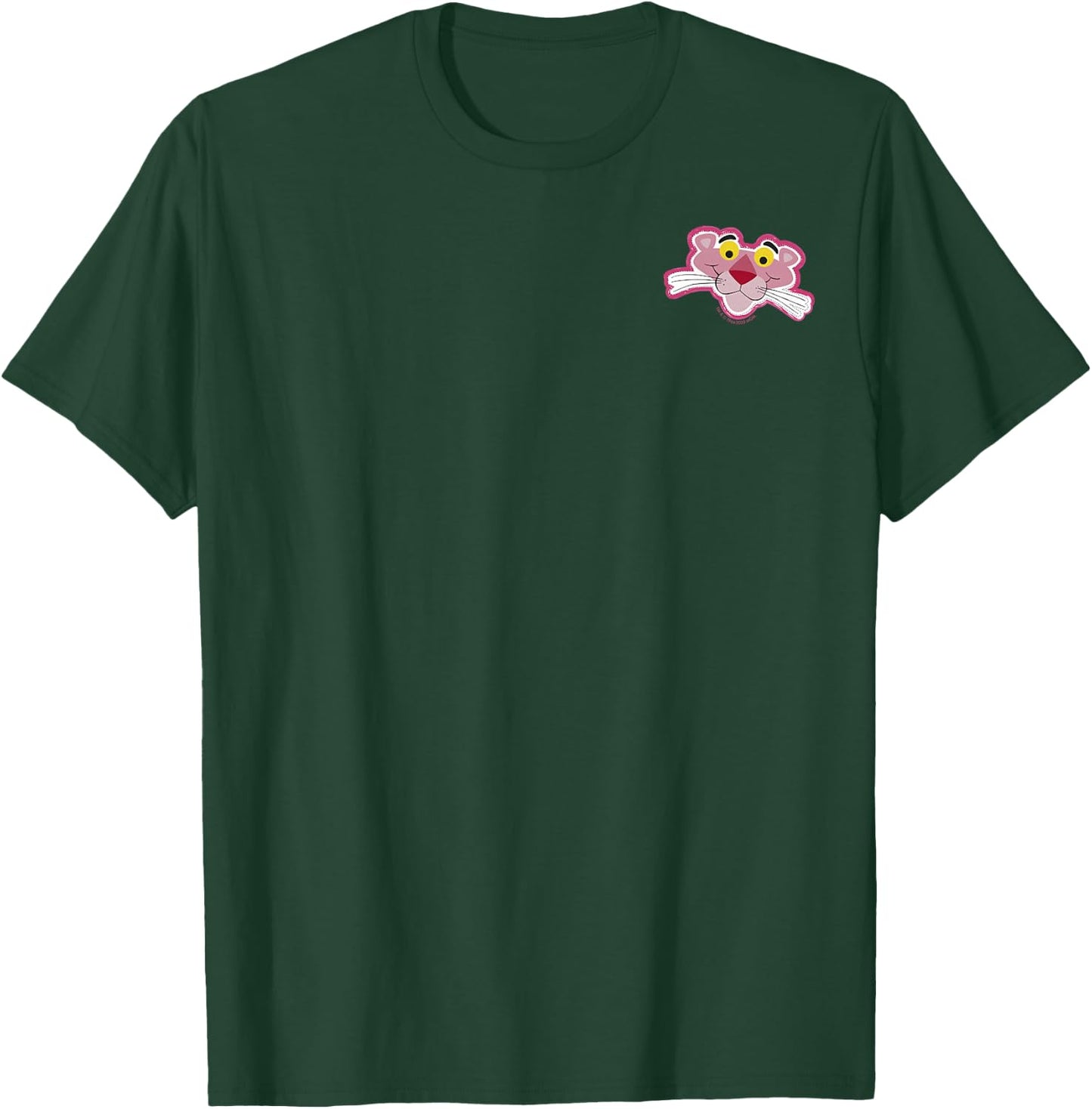 The Pink Panther Left Chest Patch T-Shirt - T-Shirt | Forest