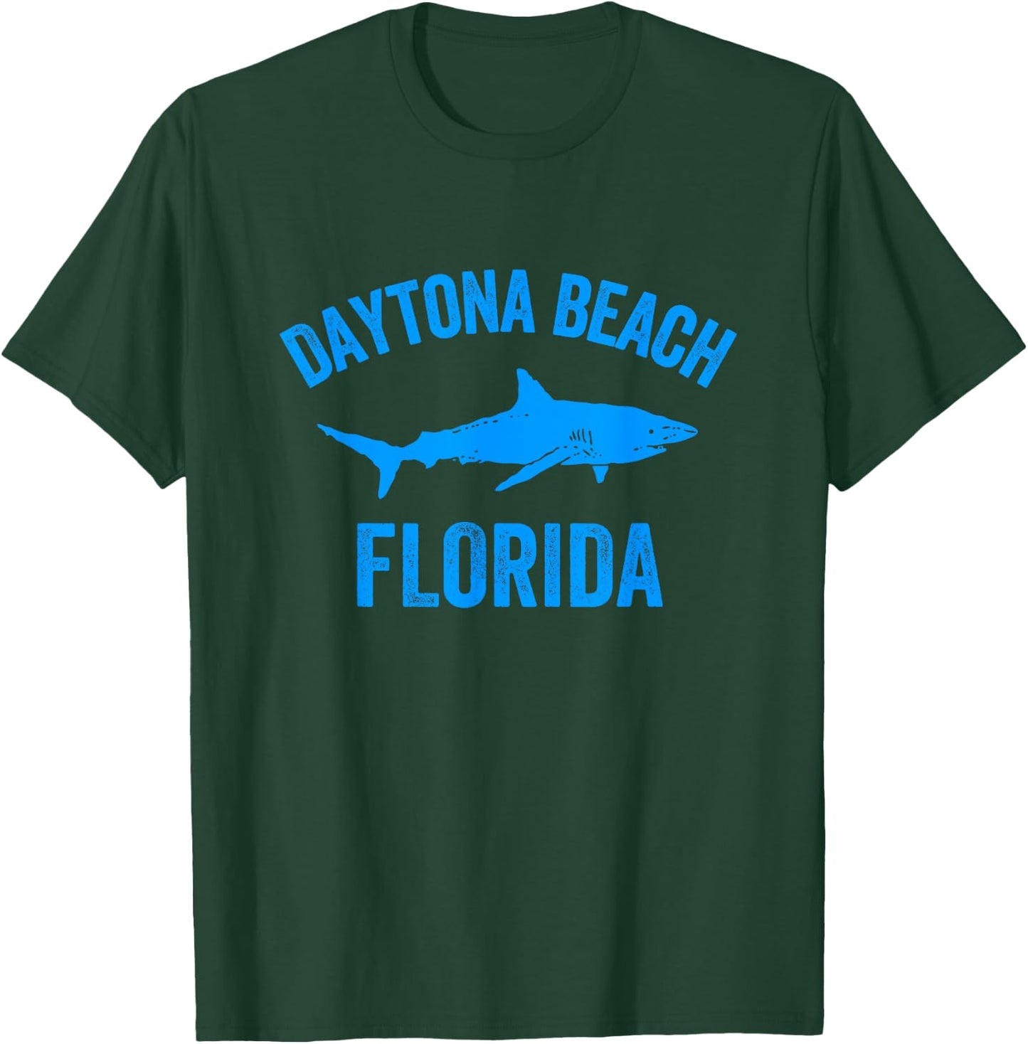 Daytona Beach Shark | Daytona Beach Florida Gift Men Women Girls Kids T-Shirt - T-Shirt | Forest