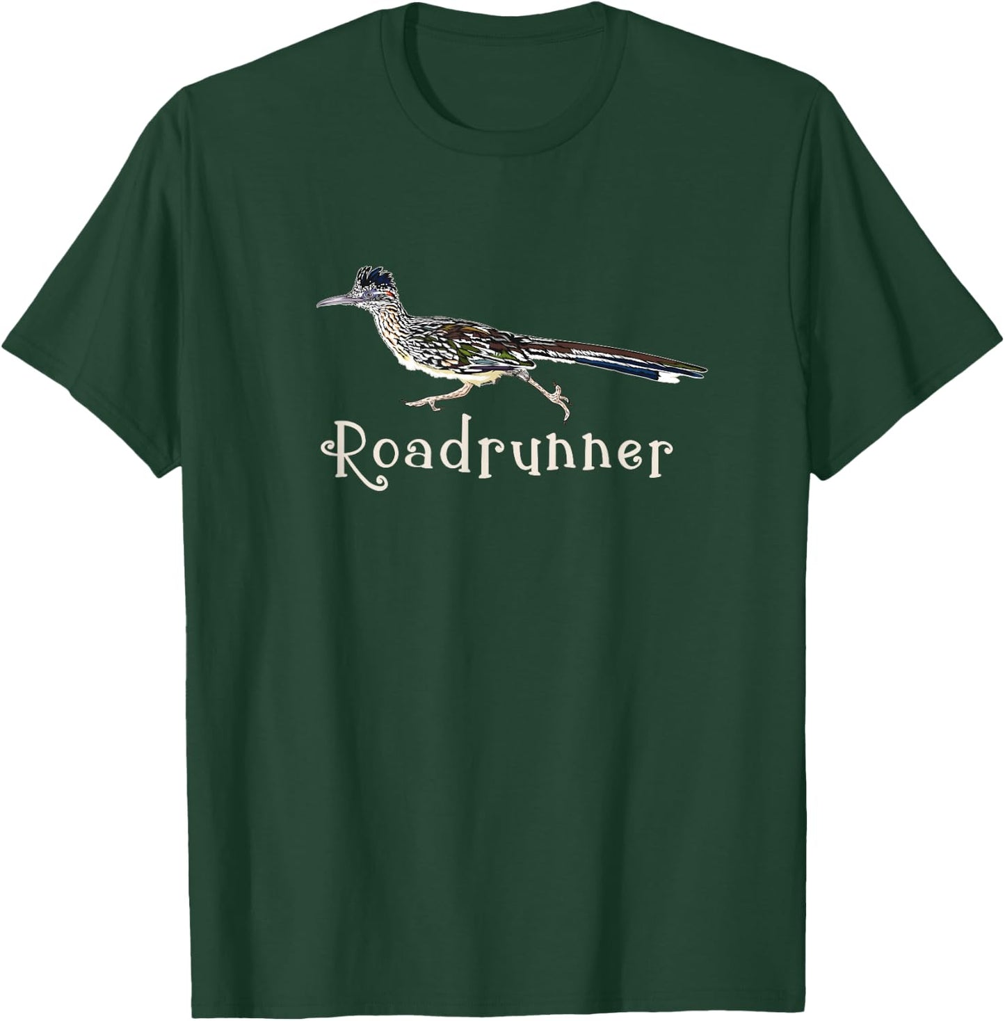 Roadrunner cool bird gift design T-Shirt - T-Shirt | Forest