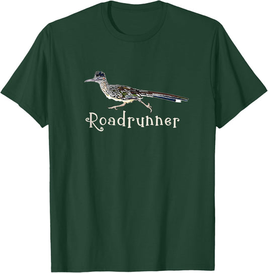 Roadrunner cool bird gift design T-Shirt - T-Shirt | Forest