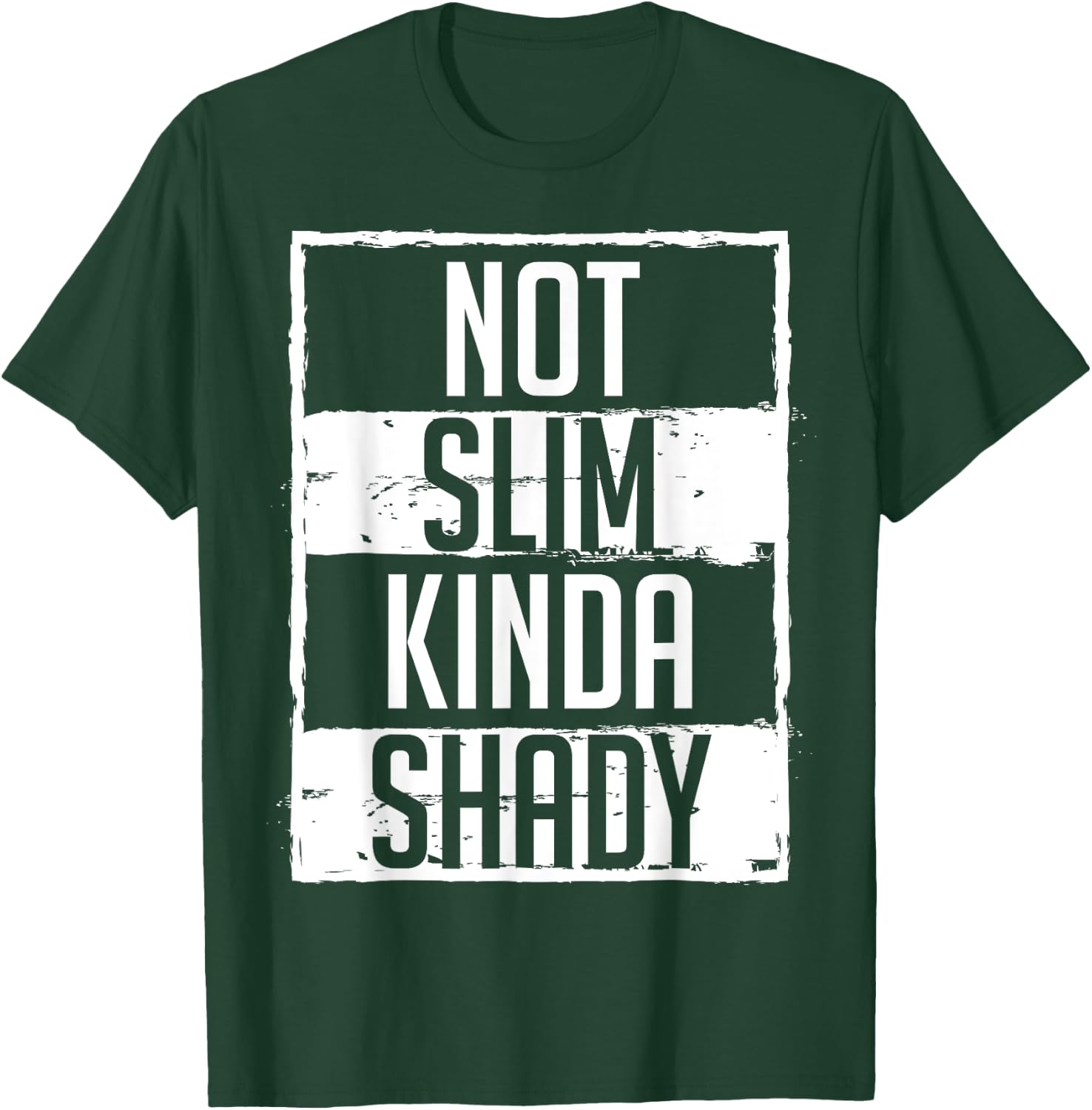 Pilates Dumbbell Fit Healthy Lifestyle Women's Not Slim Kinda Shady Chubby Gym Design Black Small Classic Fit Modern Classic Short Sleeve T-Shirt - T-Shirt | Forest