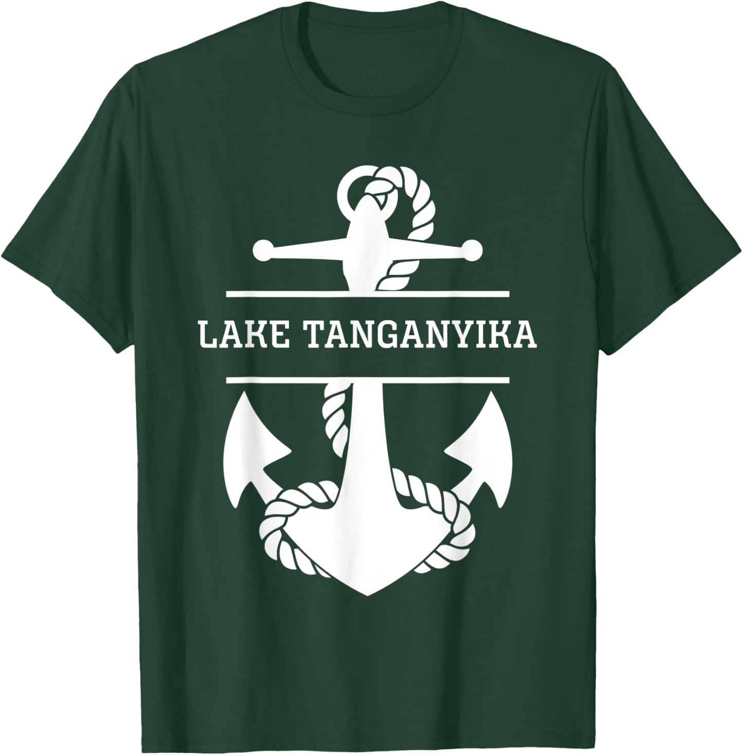 Lake Tanganyika Africa Nautical T-Shirt - T-Shirt | Forest
