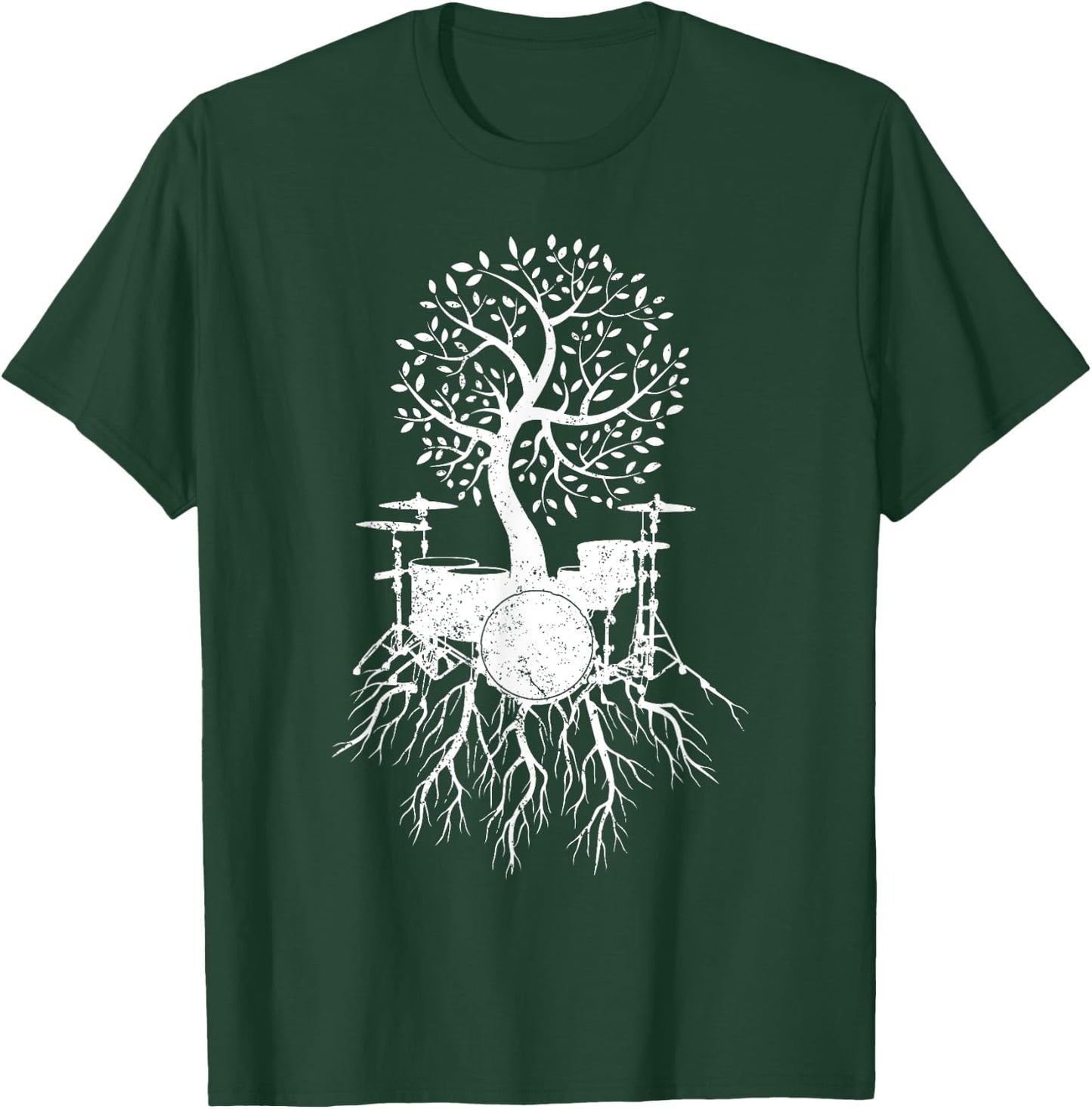 Cool Drum Gift Women Kids Drummer Musician Drumming T-Shirt - T-Shirt | Forest