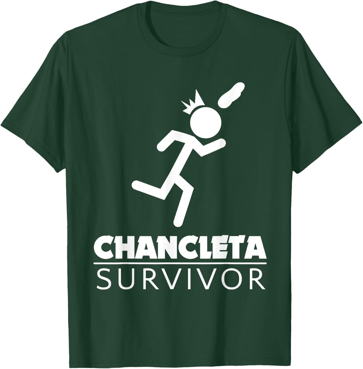 Chancleta Survivor - Puerto Rican Culture - Gift T-Shirt - T-Shirt | Forest
