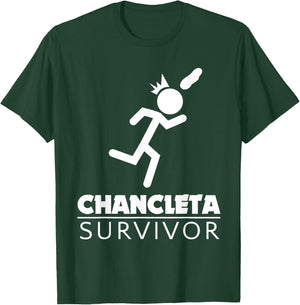 Chancleta Survivor - Puerto Rican Culture - Gift T-Shirt - T-Shirt | Forest