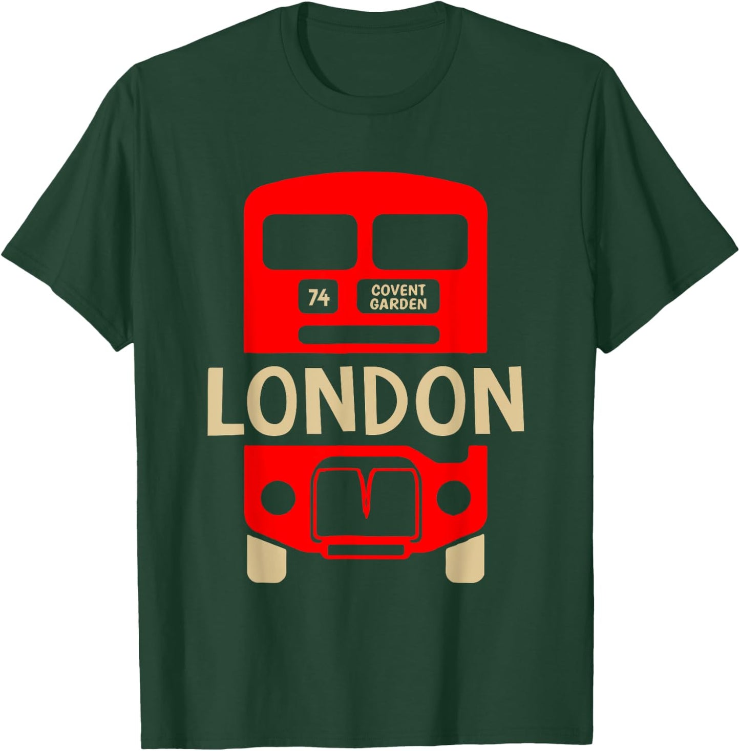 London Souvenir - London Bus Double Decker Bus Driver T-Shirt - T-Shirt | Forest
