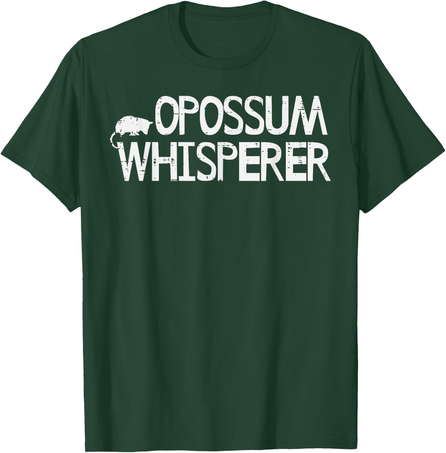 Opossum Whisperer Possum Animal Trash Cat Pet Men Women Kids T-Shirt - T-Shirt | Forest