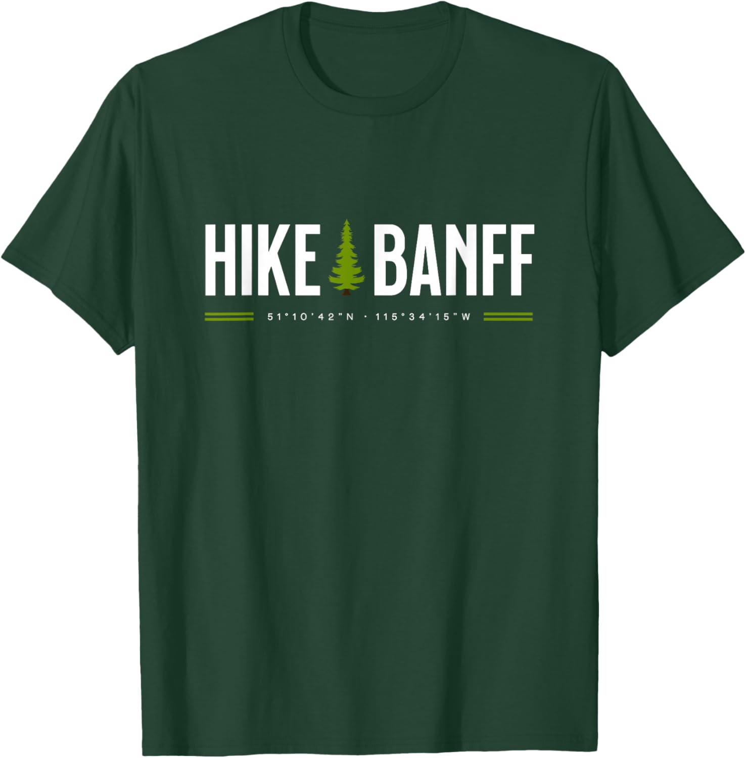 Banff Alberta Canada Hike Tree Graphic T-Shirt - T-Shirt | Forest