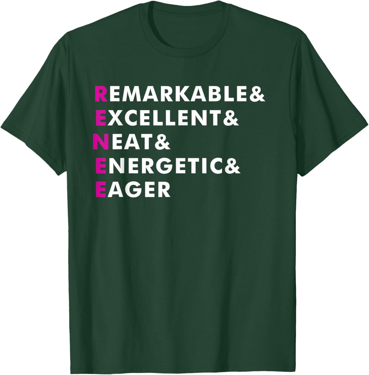 Renee Name Shirt Personalized Gift T-Shirt - T-Shirt | Forest