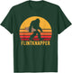 Retro Bigfoot Flintknapping Vintage Sasquatch Flintknapper T-Shirt - T-Shirt | Forest