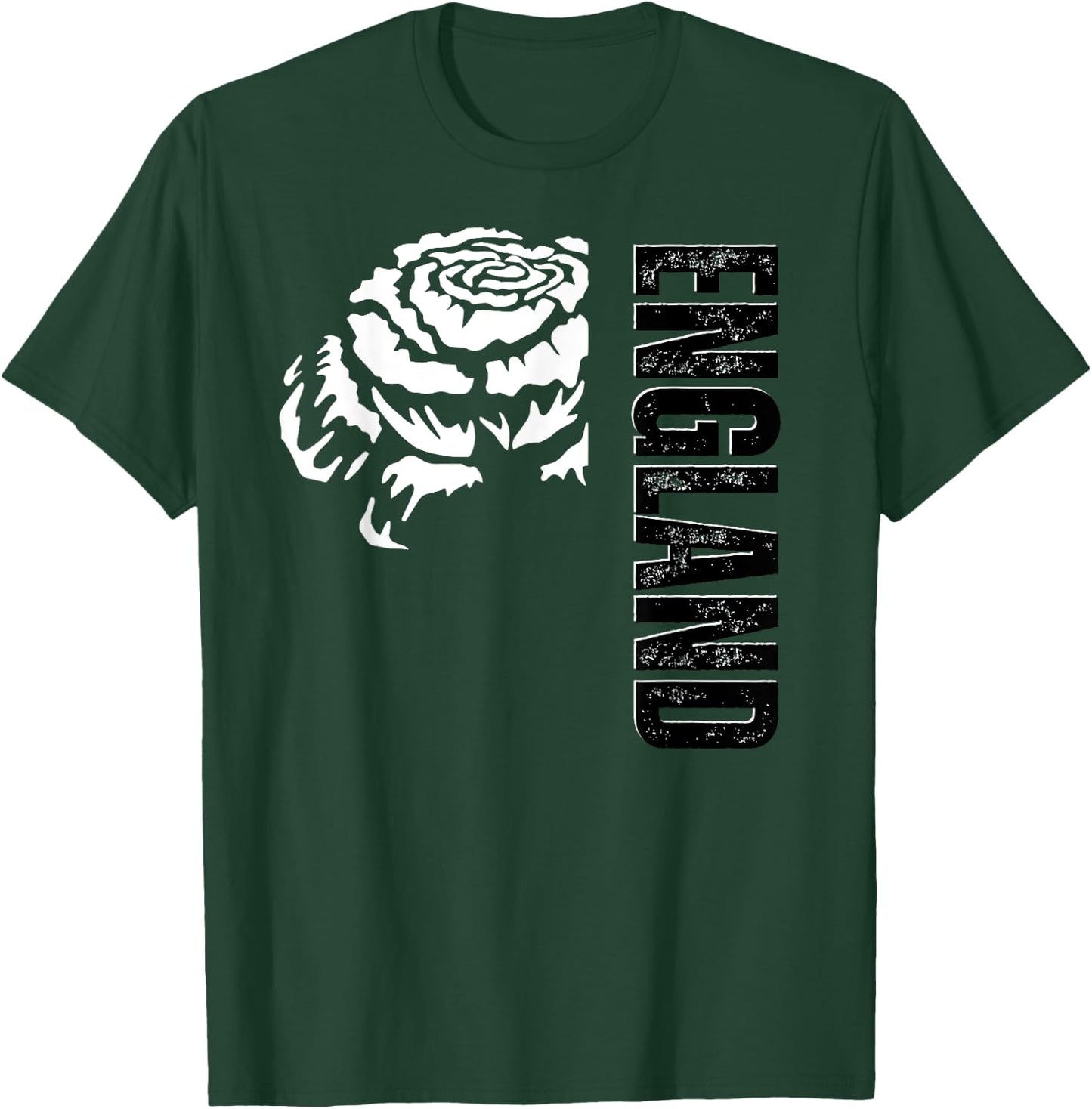 England Rugby Rose T-Shirt - T-Shirt | Forest