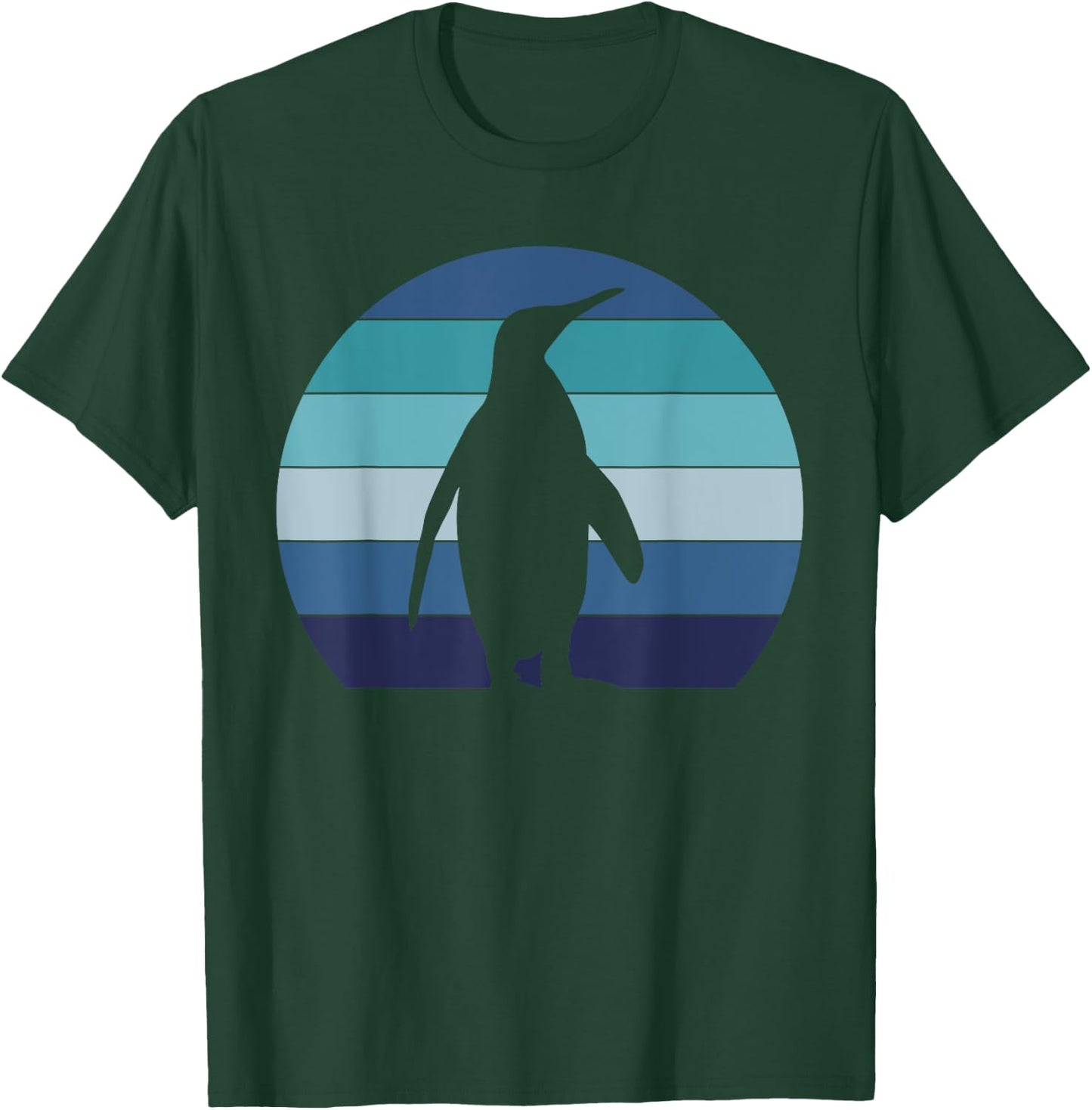 Antartica Animal Gift Retro Penguin T-Shirt - T-Shirt | Forest