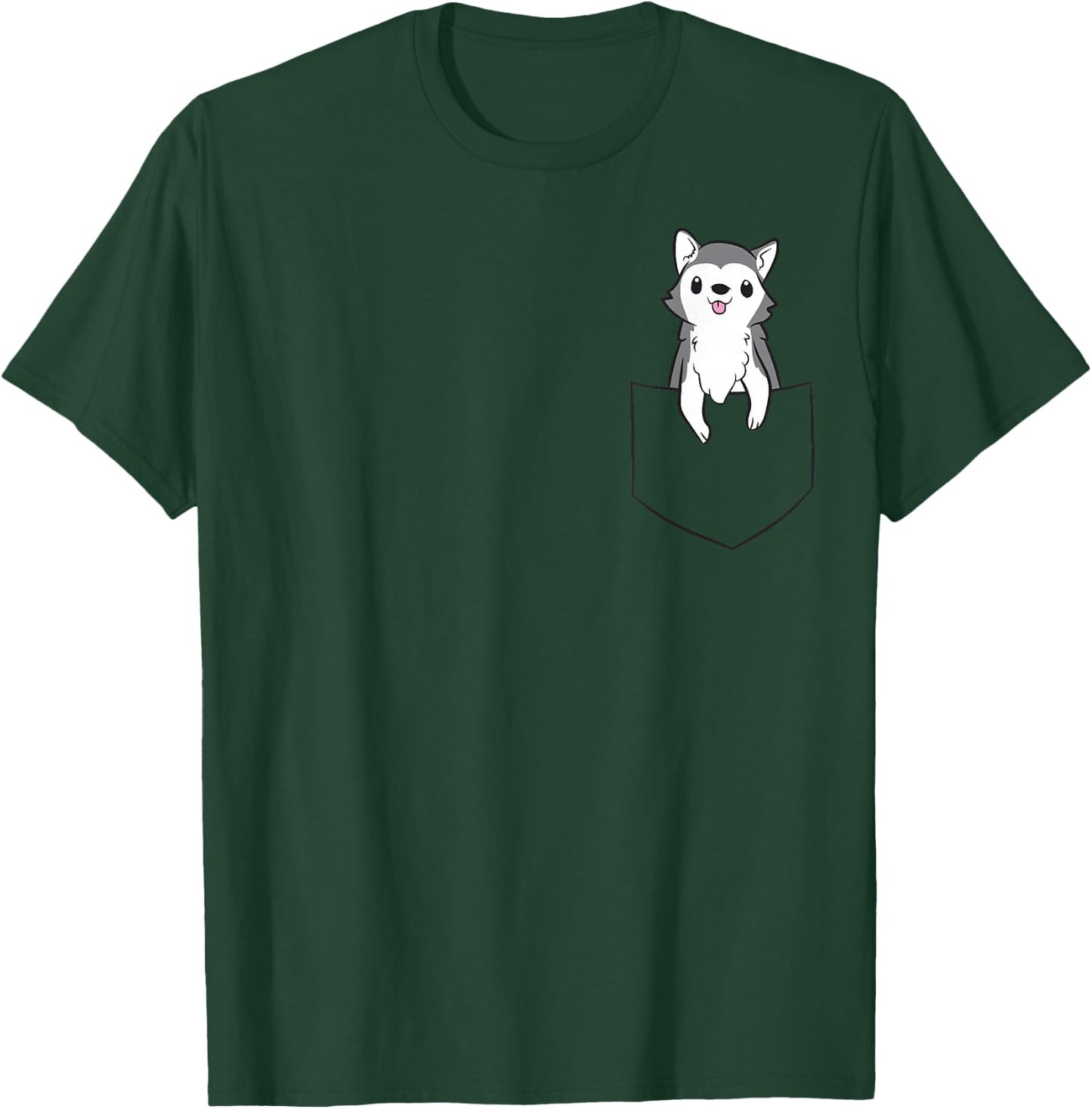 Wolf in Bag Cute Wolf Love Wolves T-Shirt - T-Shirt | Forest