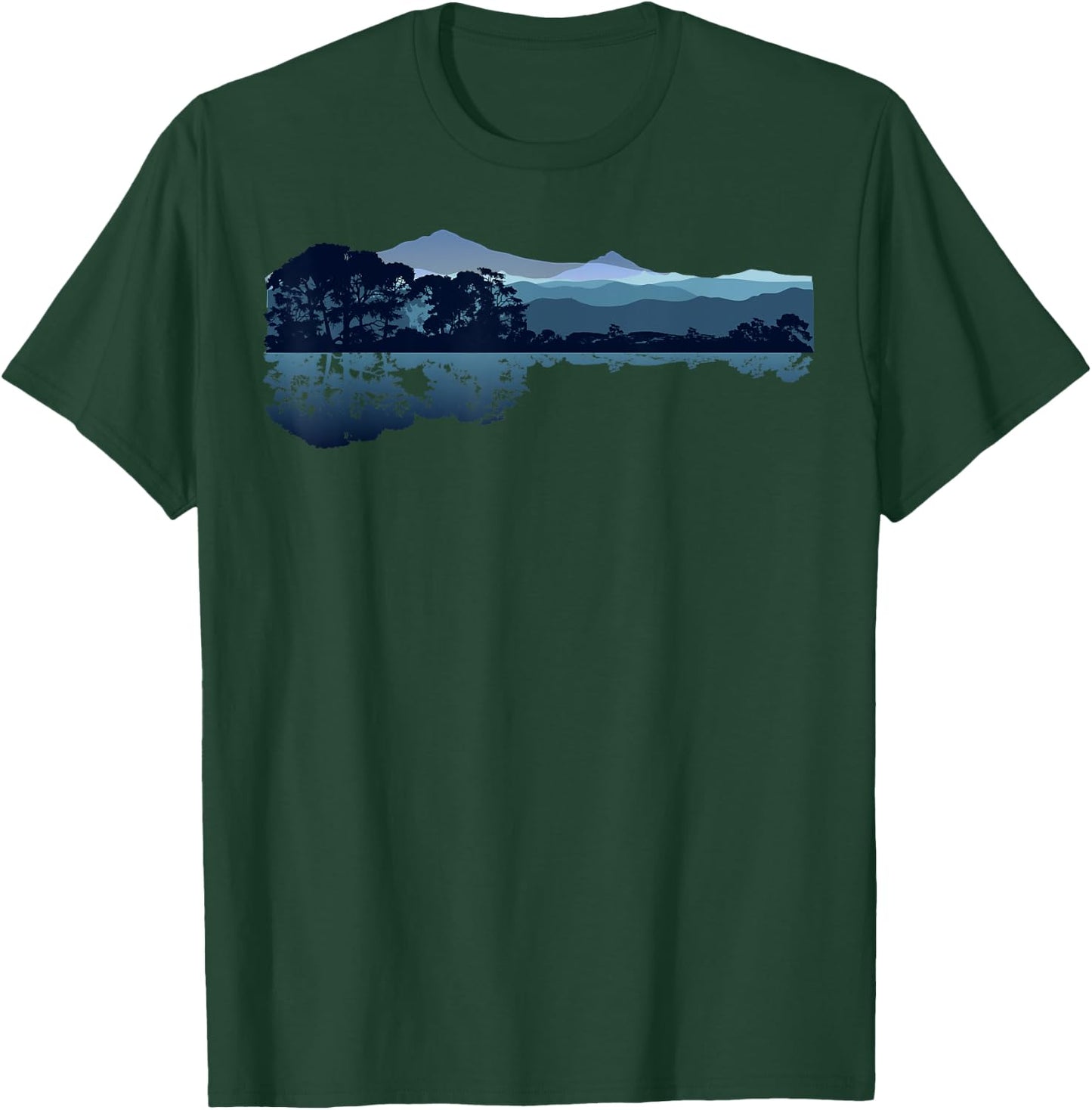 Nature Guitar | Cute Music Environment Lovers Gift T-Shirt - T-Shirt | Forest