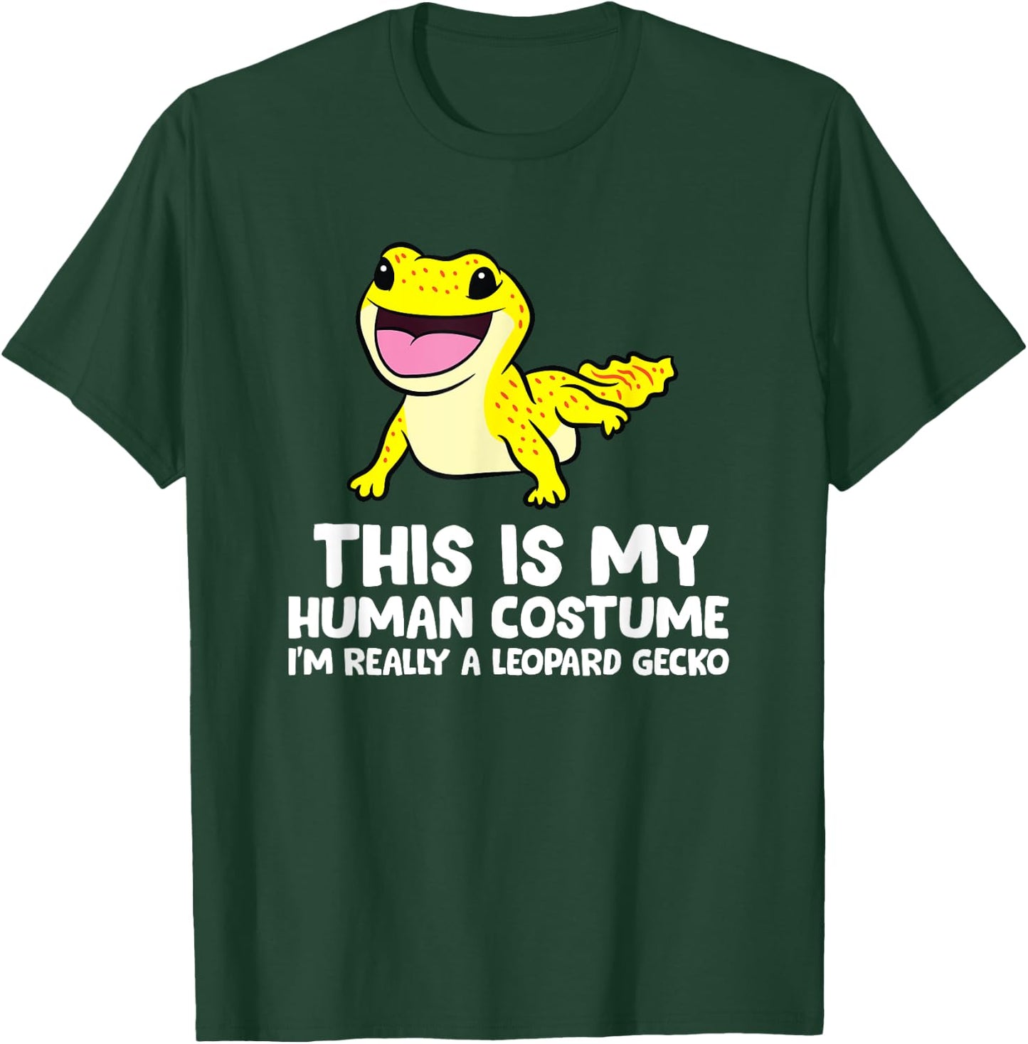 Reptile Leopard Gecko Costume I'm Really A Leopard Gecko T-Shirt - T-Shirt | Forest