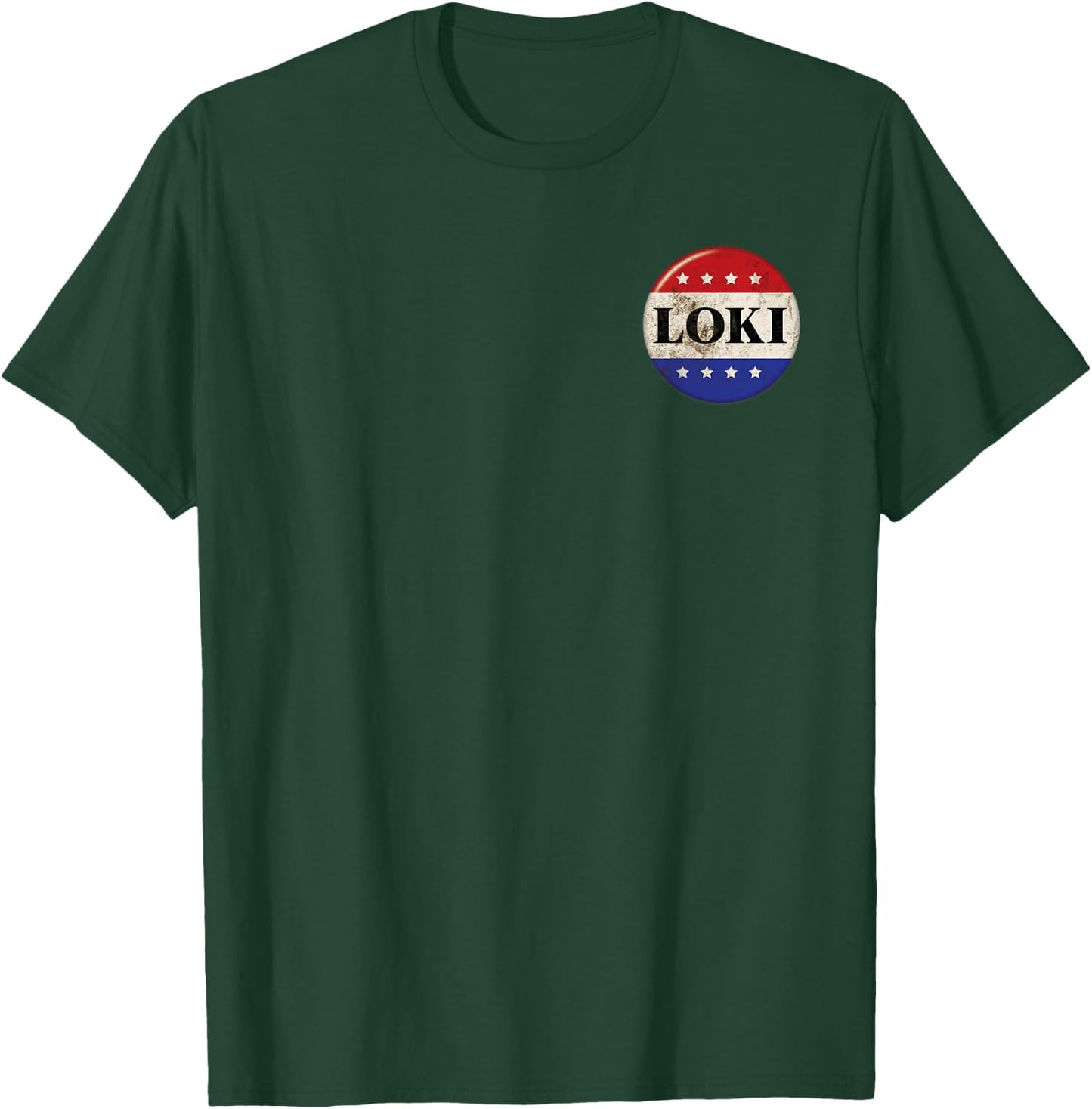 Marvel Loki President Loki Small Button T-Shirt - T-Shirt | Forest