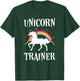 Rainbow Unicorn Trainer Easy Costume Funny T-Shirt - T-Shirt | Forest