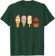 Ice Cream Cones - Ice Cream Lover Gelato Sweet Tooth T-Shirt - T-Shirt | Forest