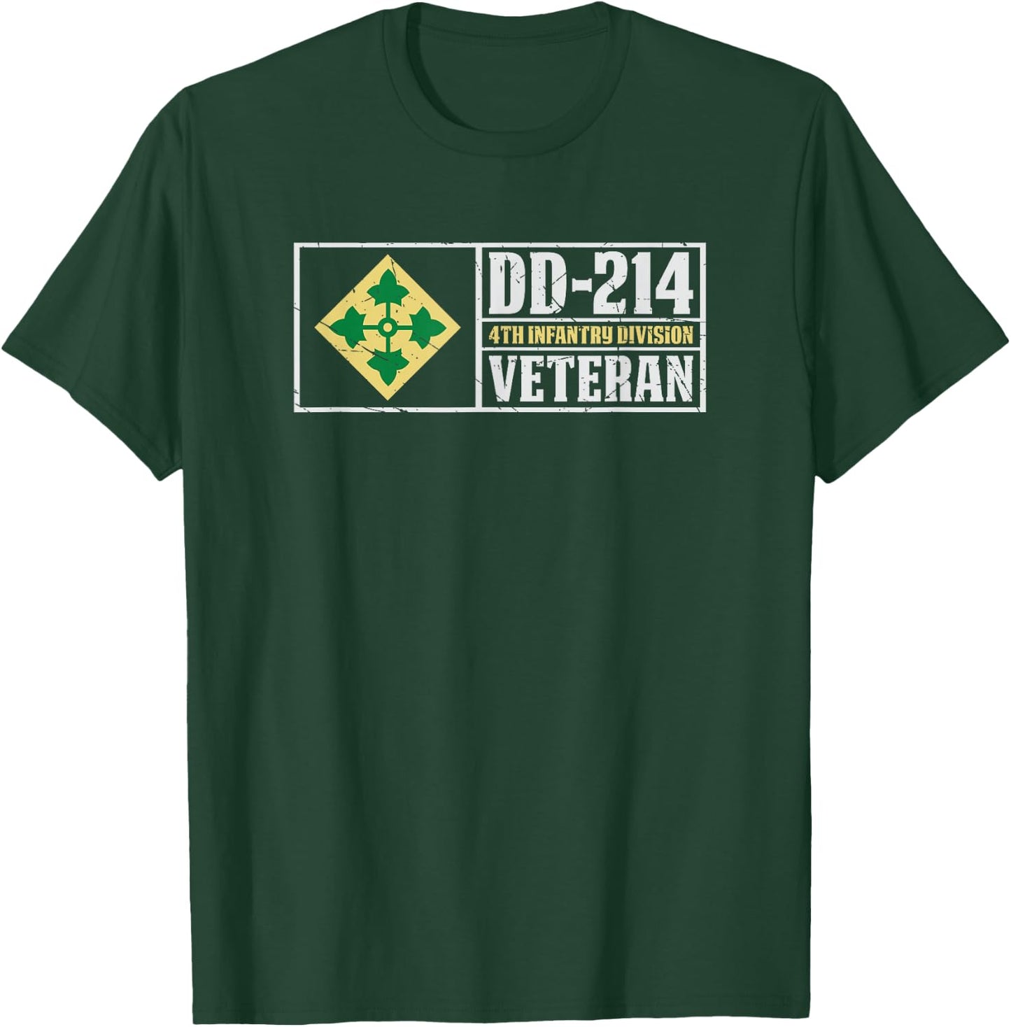 4th Infantry Division Shirt Fourth ID T-Shirt - T-Shirt | Forest