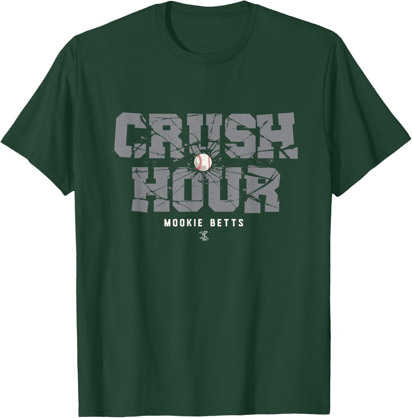 Mookie Betts Crush Hour Gameday T-Shirt - T-Shirt | Forest