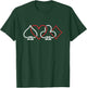 Poker Cards Gambler Texas Holdem - Gambling Poker T-Shirt - T-Shirt | Forest