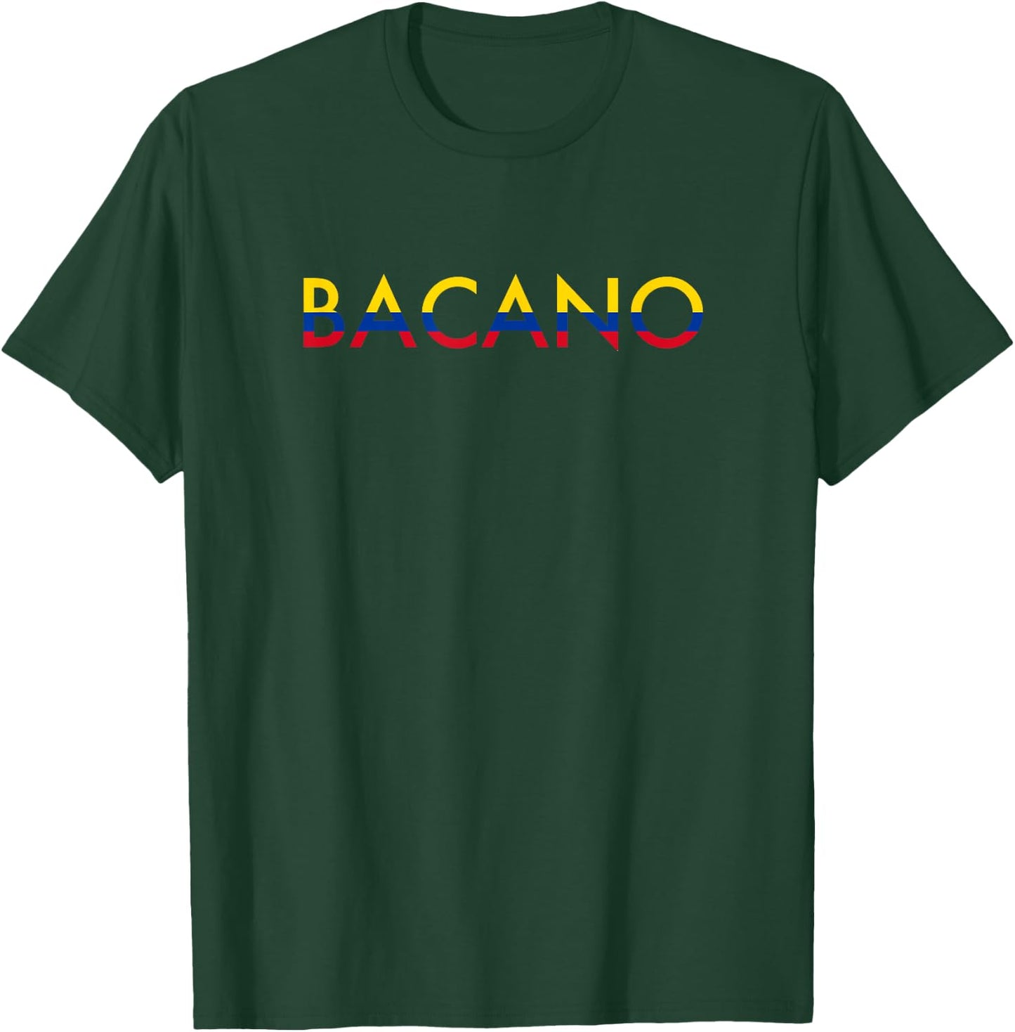 Bacano Colombia Colombian Slang T-Shirt - T-Shirt | Forest