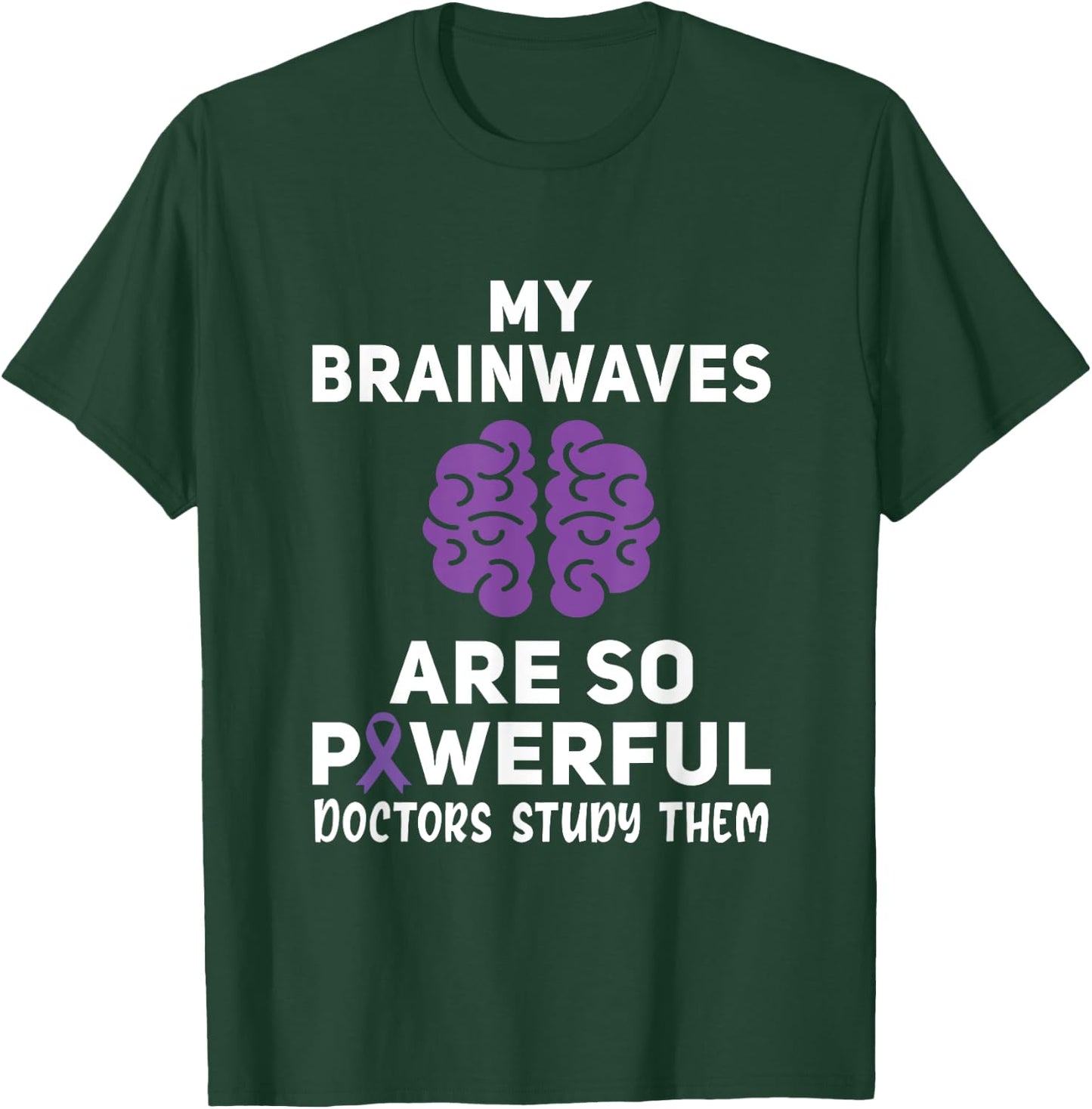 For purple Ribbon Warrior & Supporters - Epilepsy Awareness T-Shirt - T-Shirt | Forest
