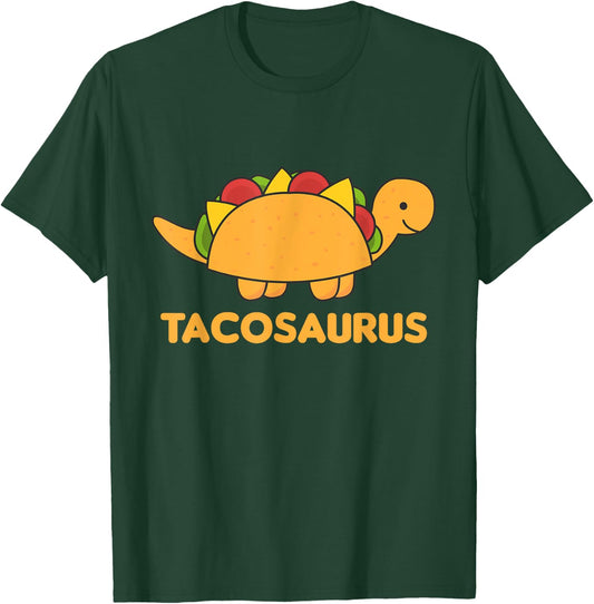 Tacosaurus Cinco De Mayo Dinosaur Funny Dino Saurian T-Shirt - T-Shirt | Forest