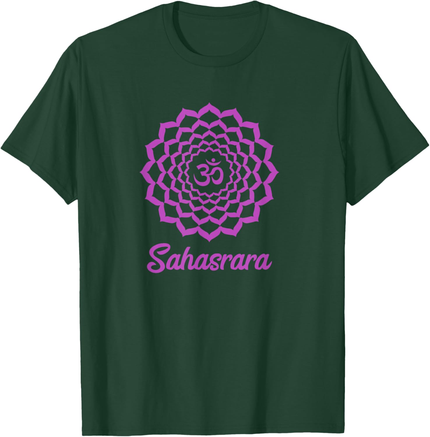 Crown Chakra Symbol Purple Sahasrara Yogi Yoga T-Shirt - T-Shirt | Forest