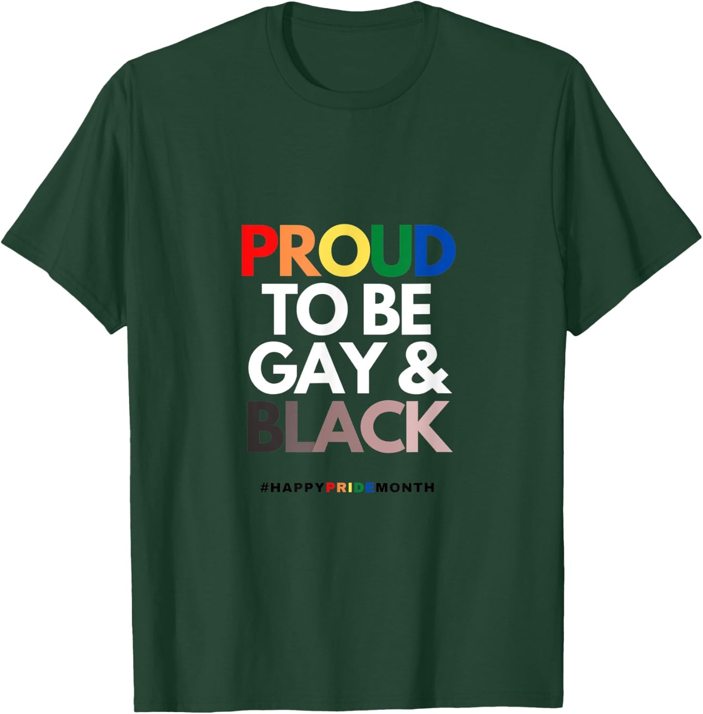 Gay and Black T-Shirt - T-Shirt | Forest