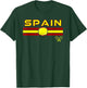 Spain Tennis Player Spainiard Sports Spain National Flag T-Shirt - T-Shirt | Forest