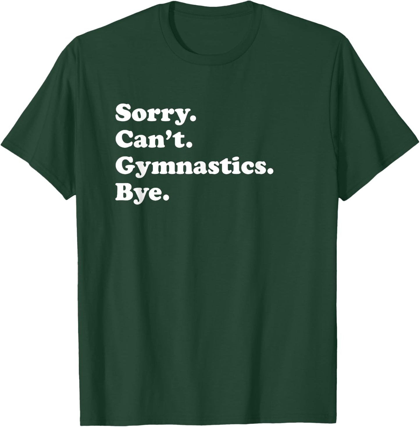 Funny Gymnastics Gift Women Boys or Girls T-Shirt - T-Shirt | Forest