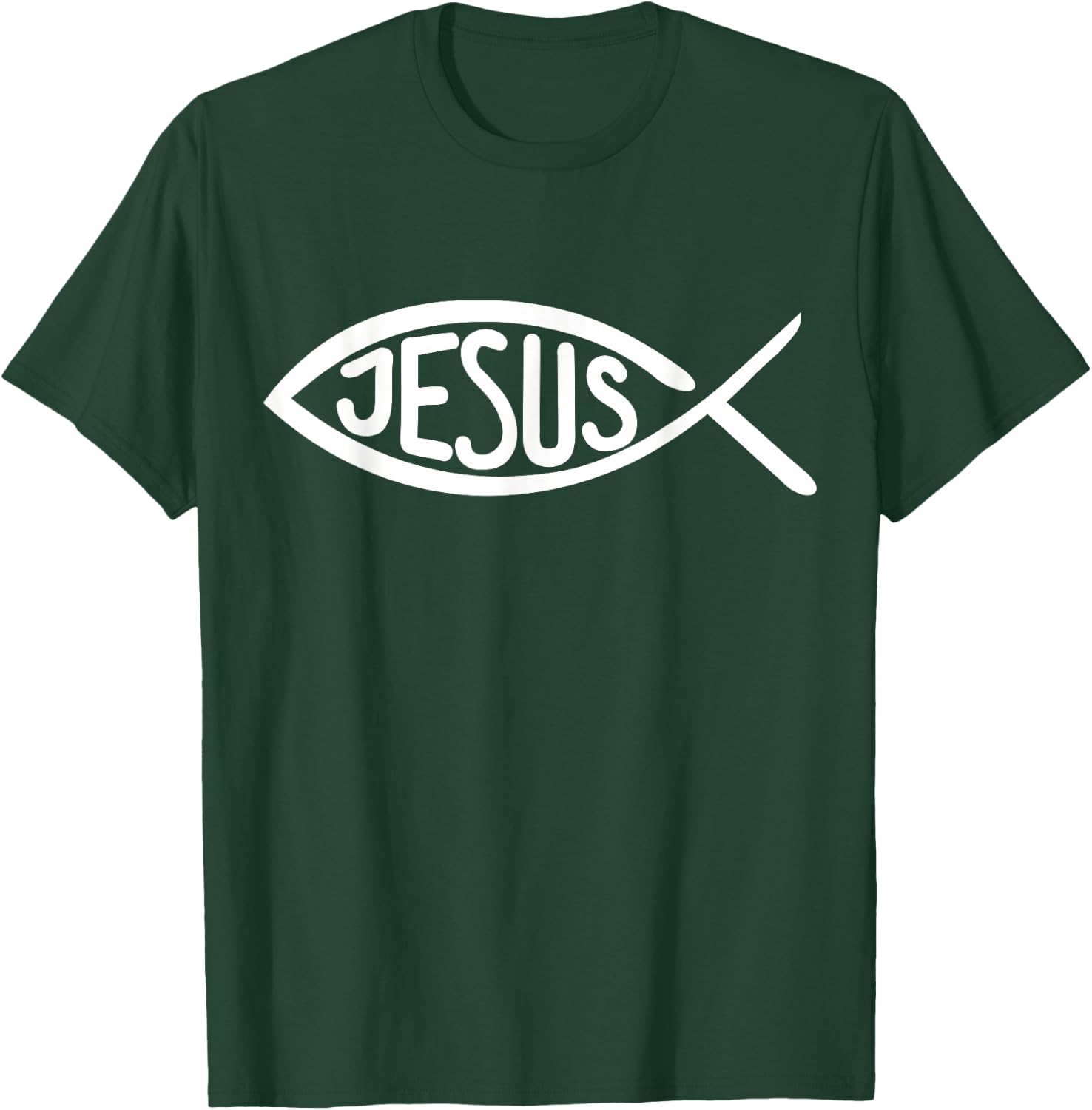 Jesus Fish T-Shirt - T-Shirt | Forest