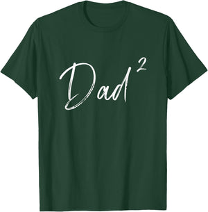 Twin Dad Squared T-Shirt - T-Shirt | Forest
