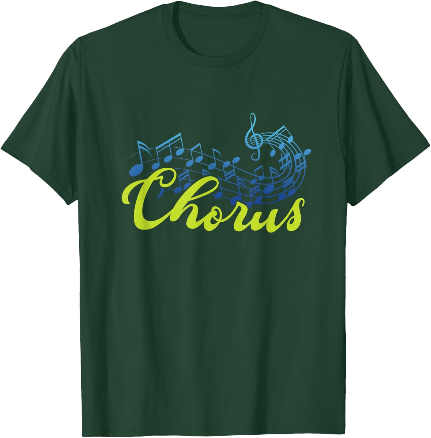 Chorus Choral Music Choir Singer Concert Singing Tenor Gift T-Shirt - T-Shirt | Forest