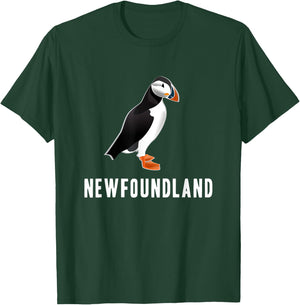 Puffin Newfoundland Canada Souvenir Gift T-Shirt - T-Shirt | Forest