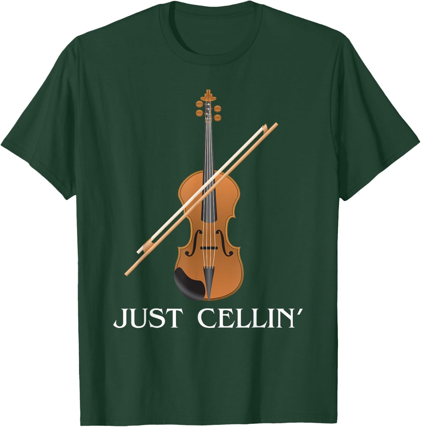Just Cellin Cello T-Shirt - T-Shirt | Forest