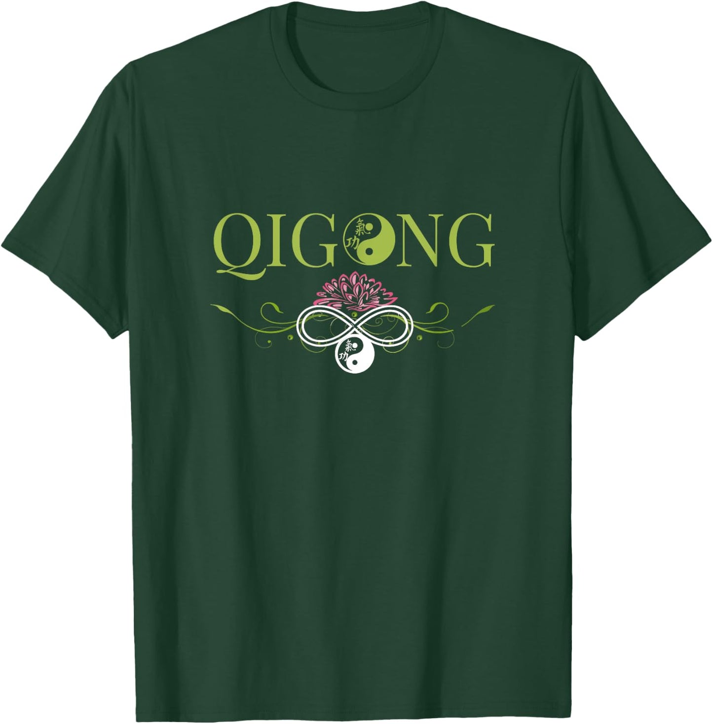 Qi Gong clothing for Tai Chi exercises with Chigong and Yoga T-Shirt - T-Shirt | Forest