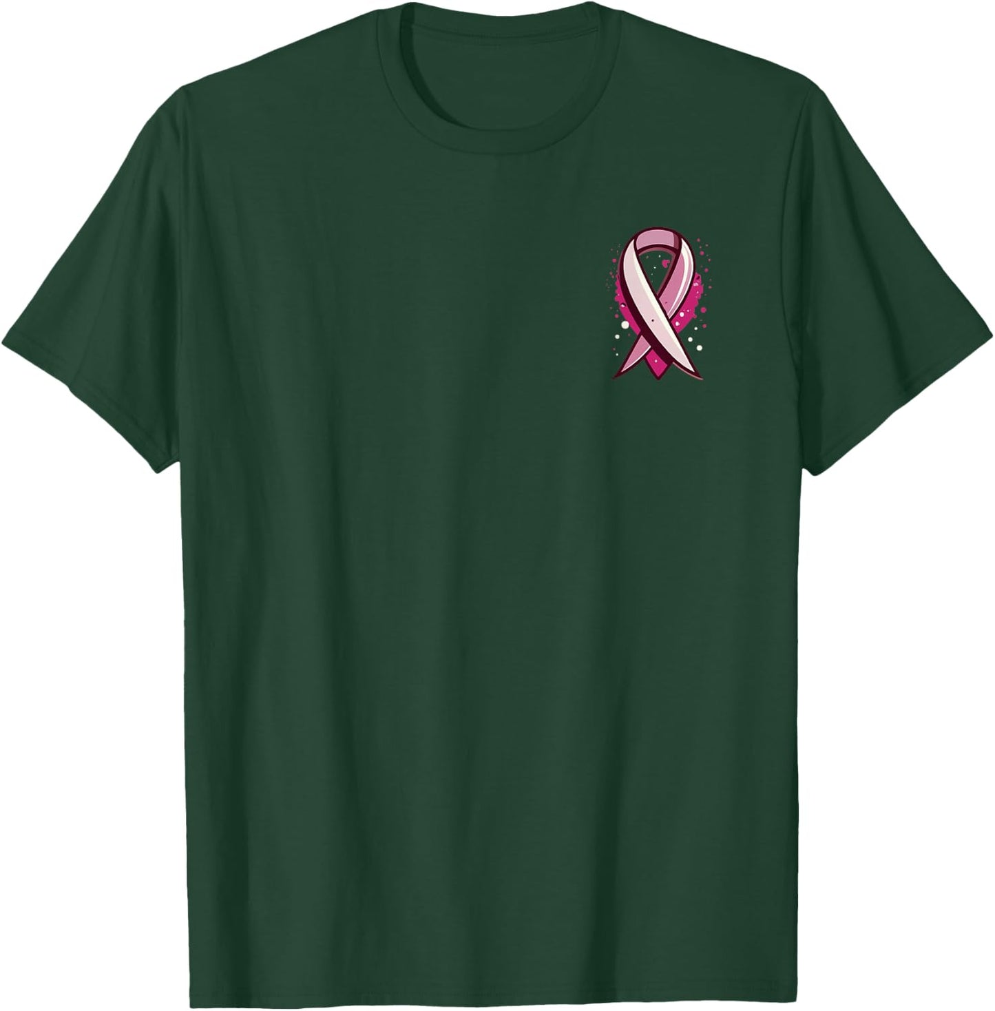 Pink Ribbon Breast Cancer Awareness T-Shirt - T-Shirt | Forest
