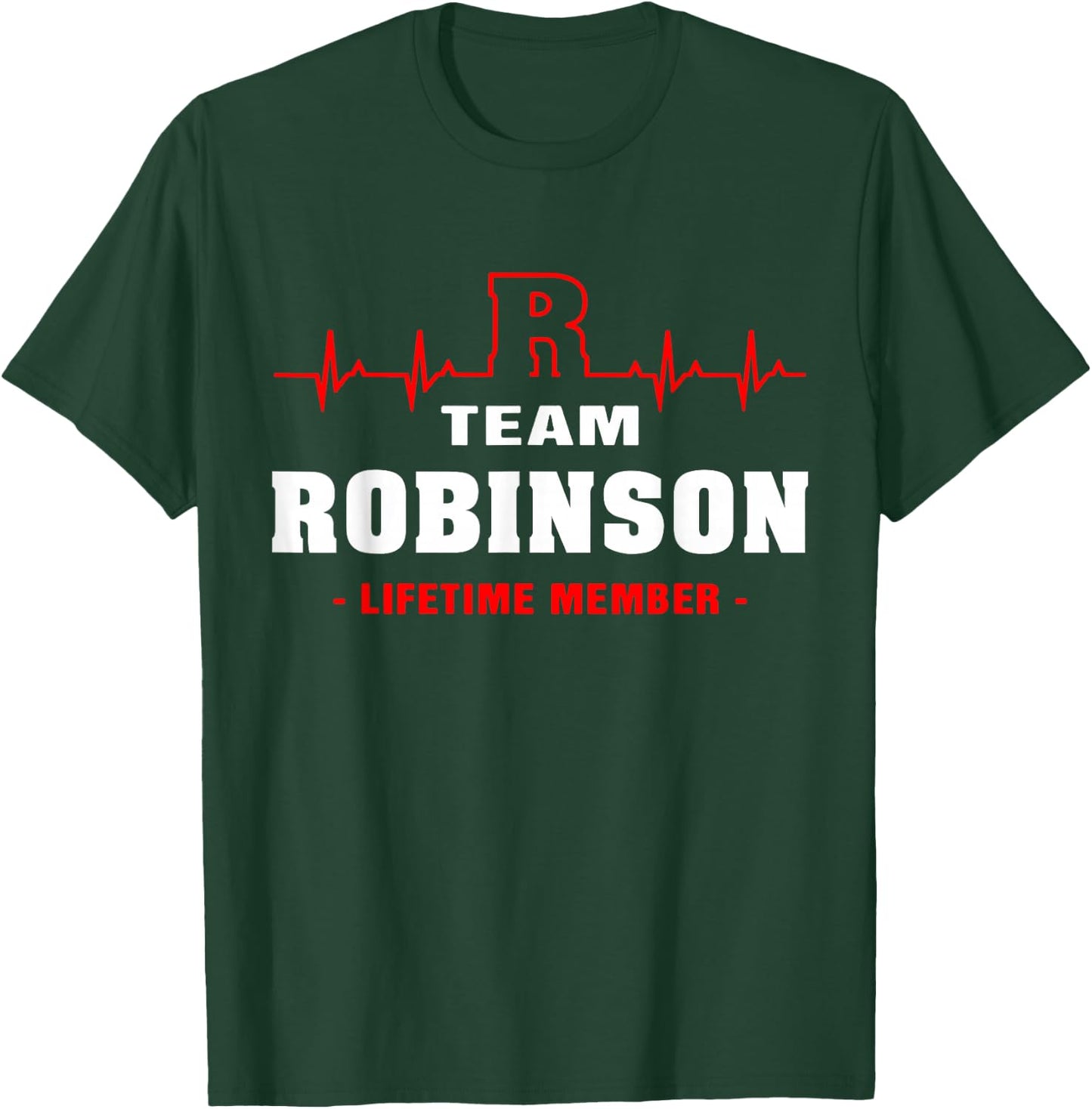 ROBINSON surname proud Family Team ROBINSON lifetime member T-Shirt - T-Shirt | Forest