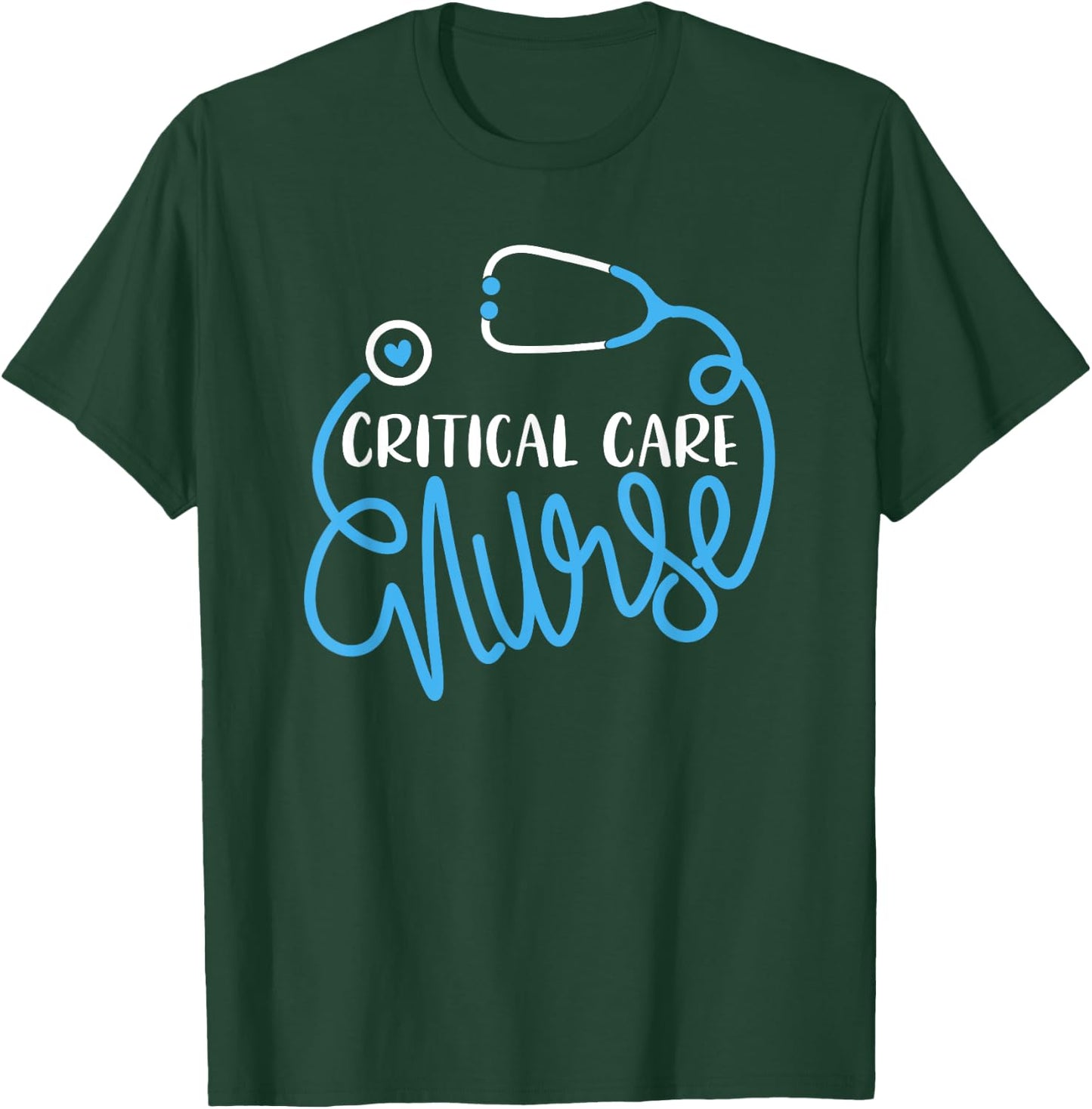 Intensive Care Medical Department - JoinHealthcare Critical Care Nursing Department ICU RN Critical Care Nurse T-Shirt - T-Shirt | Forest
