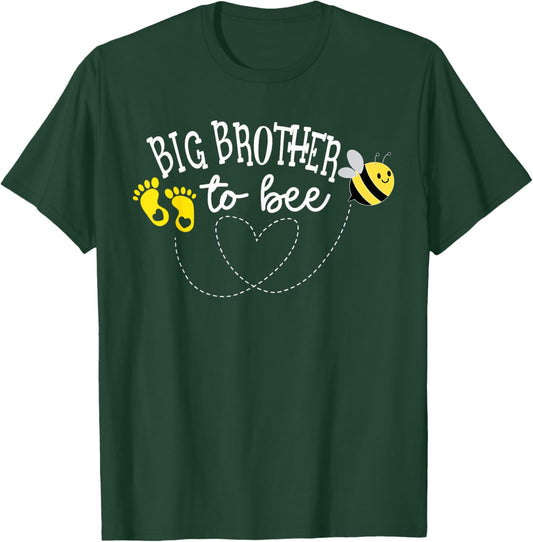 Big Brother to Bee Pregnancy Announcement Baby Shower T-Shirt - T-Shirt | Forest
