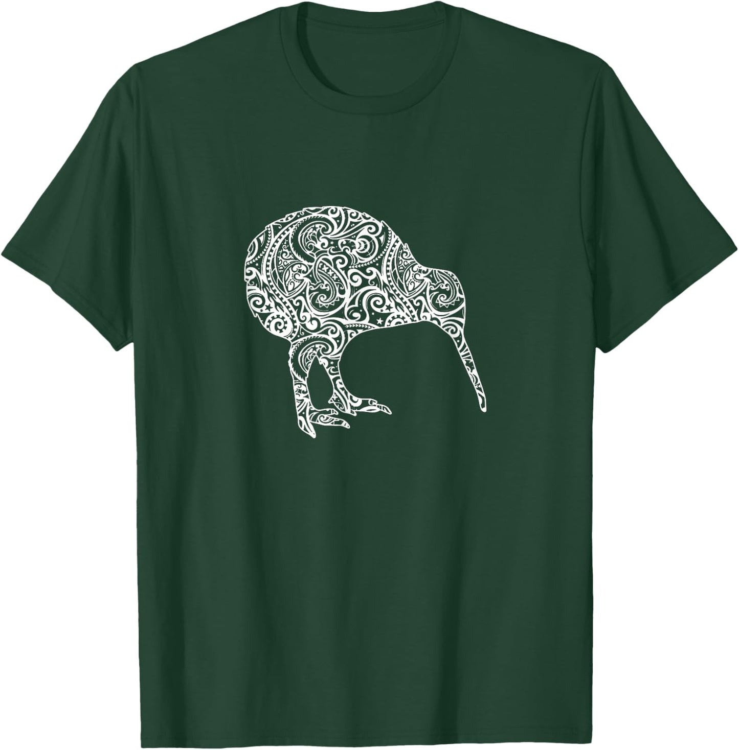 Kiwi Maori Polinesian, New Zealand Kiwi Bird T-Shirt - T-Shirt | Forest