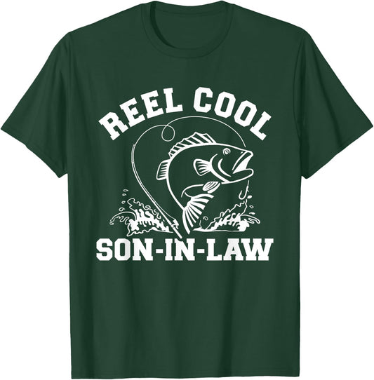 Reel cool fishing son-in-law T-Shirt - T-Shirt | Forest
