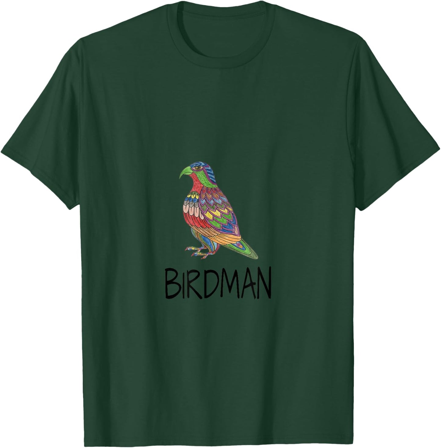 Birdman Funny Colour Pet Creative Design Sweet Springbreak T-Shirt - T-Shirt | Forest