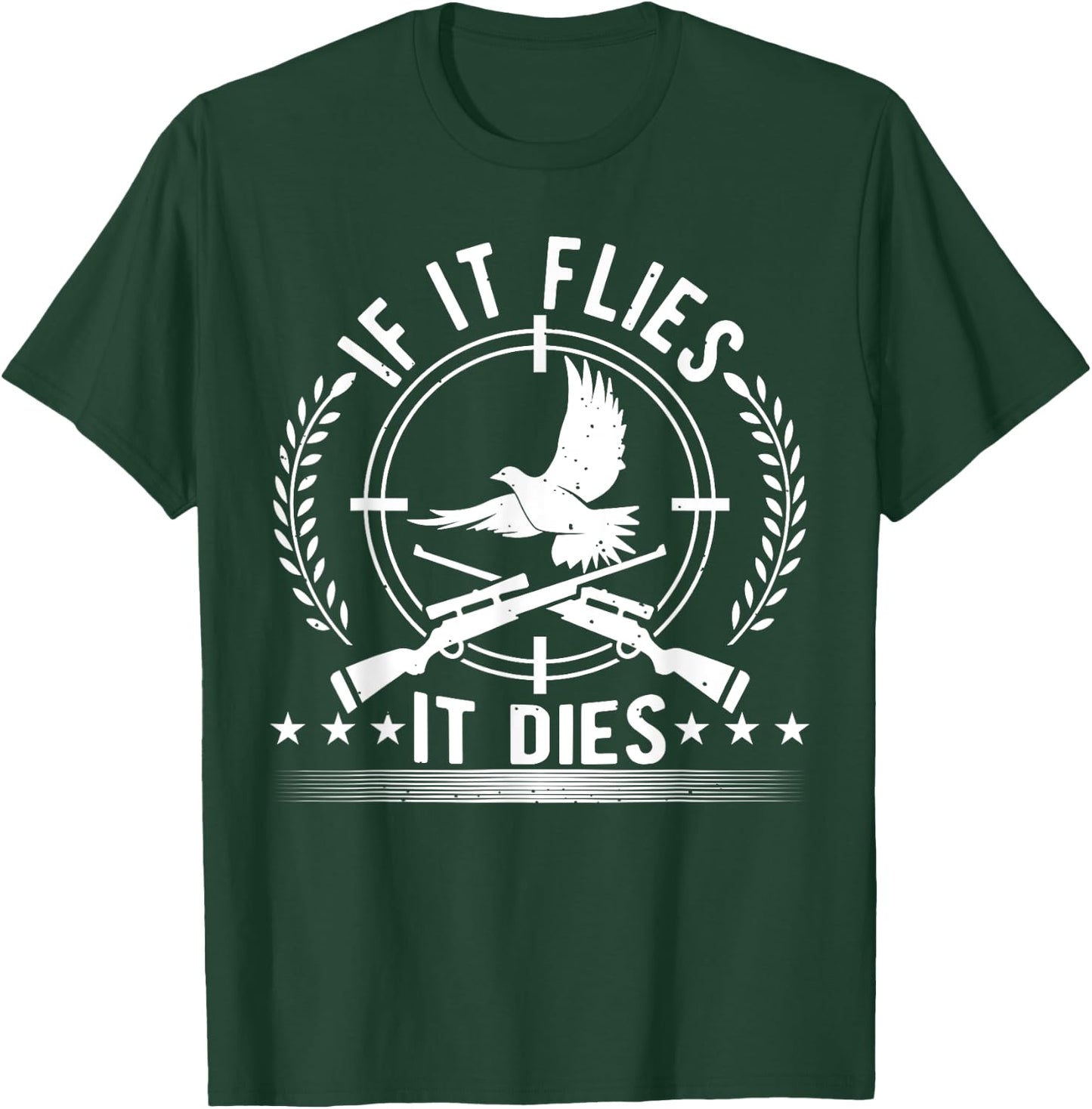 Dove Hunting, Bird Hunting For A Patriotic Dove Hunter T-Shirt - T-Shirt | Forest