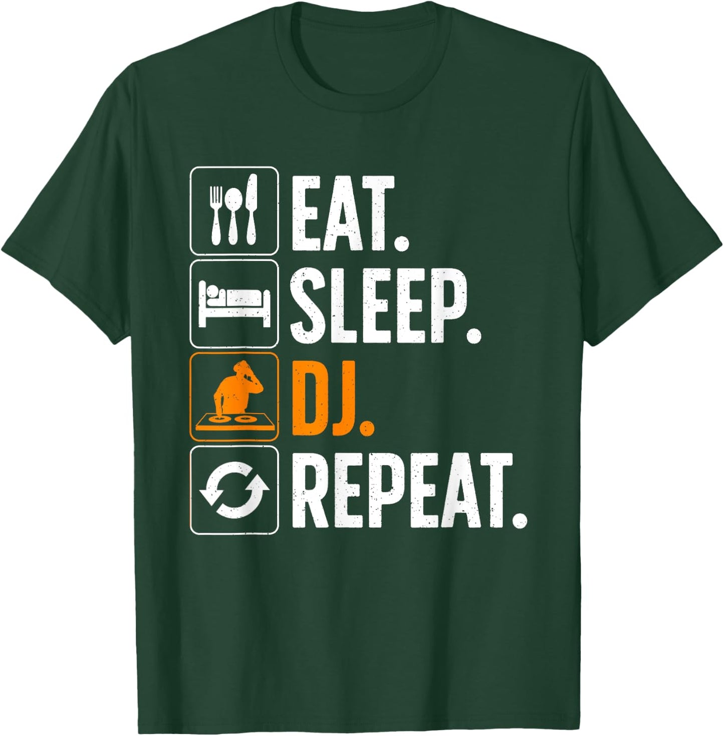 Cool DJ Women Disc Jockey Radio DJs Jazz Music Lover T-Shirt - T-Shirt | Forest